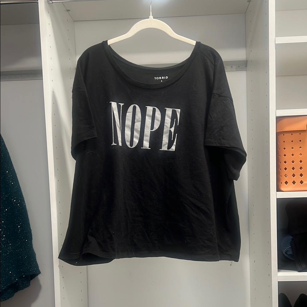 Torrid Black Graphic Women's Crop Top